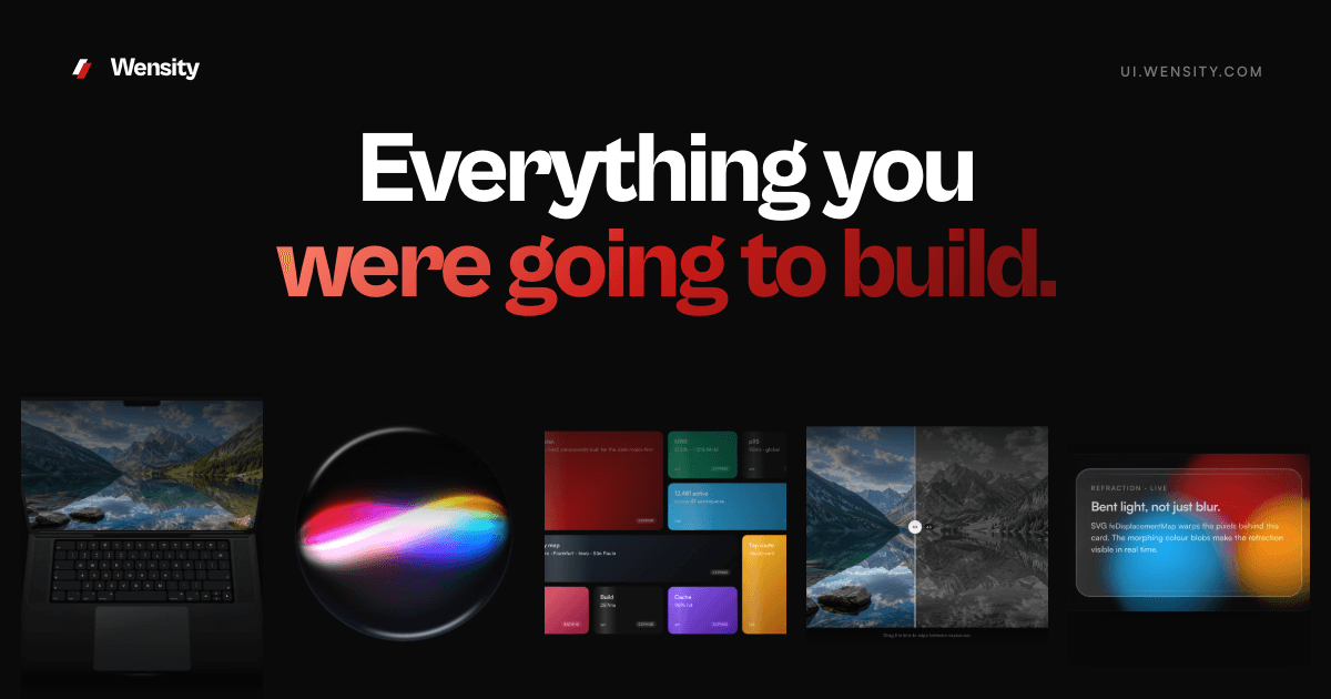 Wensity UI | Premium Components, Blocks and Templates for React and Next.js gallery image 2