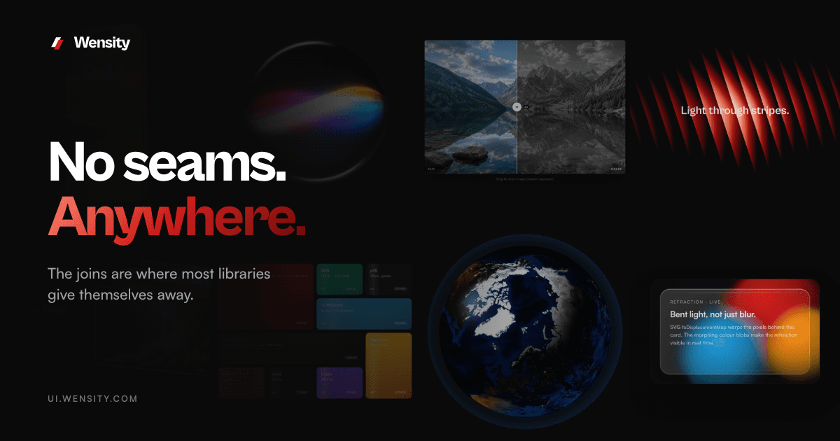 Wensity UI | Premium Components, Blocks and Templates for React and Next.js gallery image 6